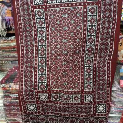 Royal Maroon Sindhi Pattern